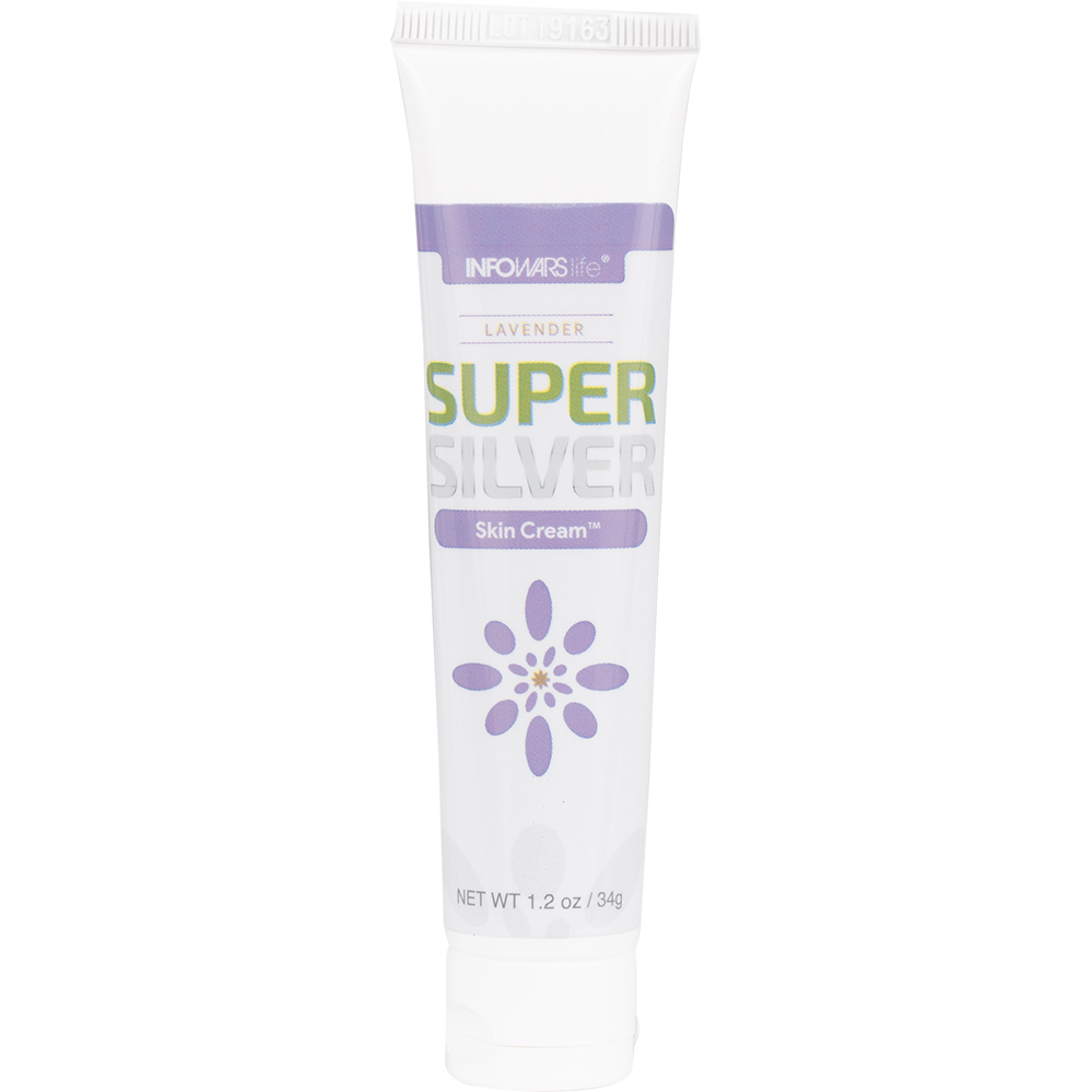 SUPERSILVER Lavender Skin Cream with NANO SILVER and Hyaluronic Acid