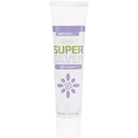 Image of SUPERSILVER Lavender Skin Cream with NANO SILVER and Hyaluronic Acid