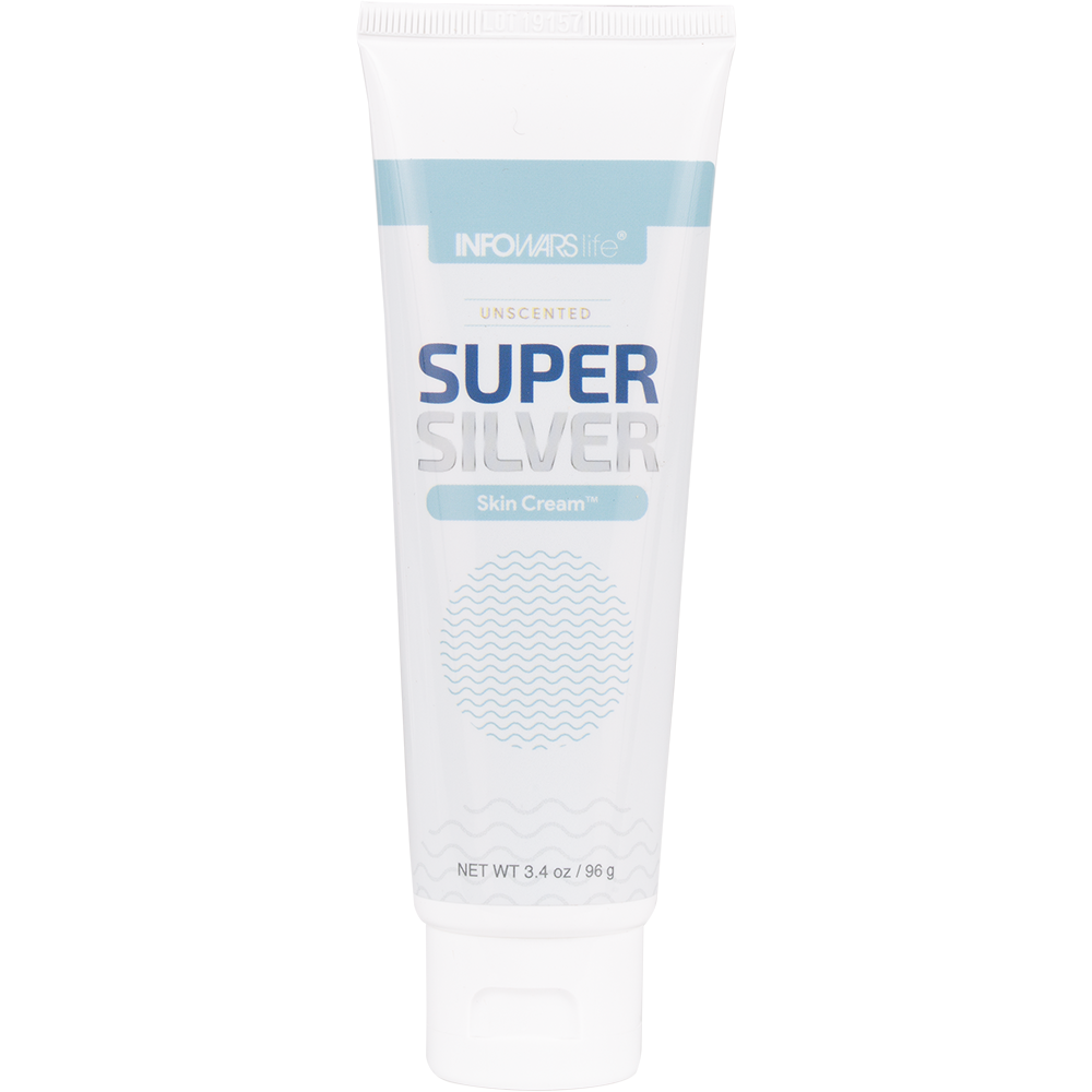 SUPERSILVER Unscented Skin Cream with NANO SILVER and Hyaluronic Acid