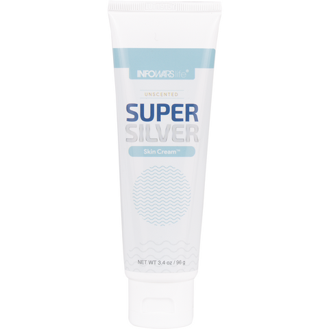 Image of SUPERSILVER Unscented Skin Cream with NANO SILVER and Hyaluronic Acid