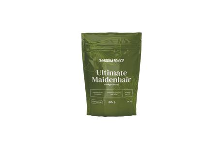 Green package of 'Ultimate Maidenhair' on a white background