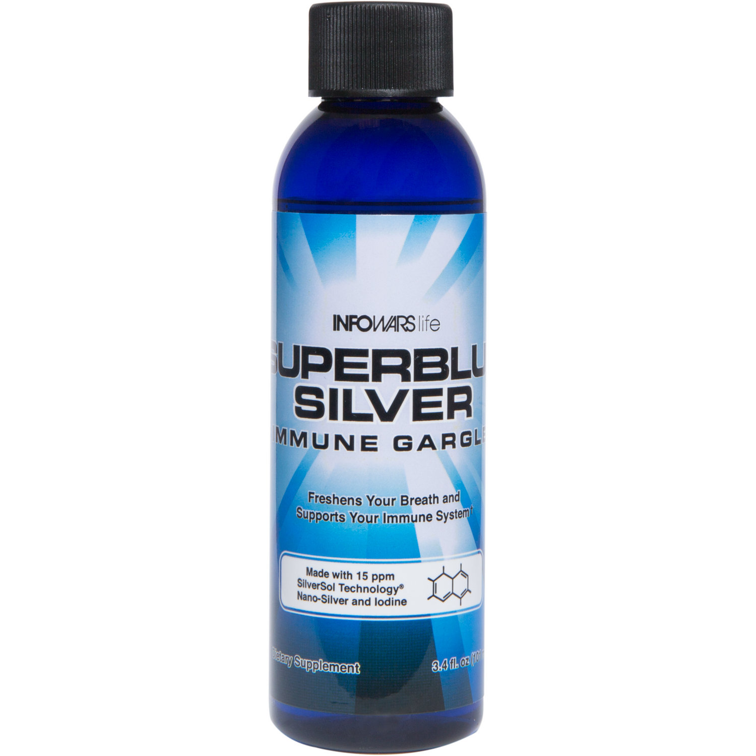 SUPERBLUE SILVER Immune Support Spray with NANO SILVER