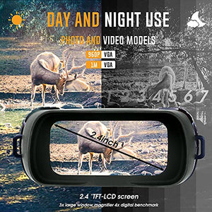 Night Vision Digital Goggles Scopes Binoculars for Adults Hunting - with WiFi,2.4