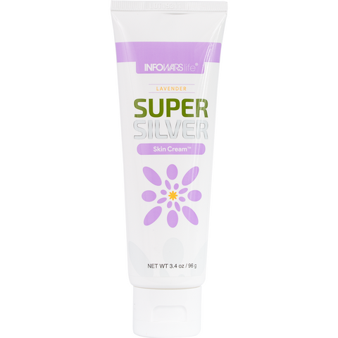 SUPERSILVER Lavender Skin Cream with NANO SILVER and Hyaluronic Acid