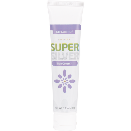 SUPERSILVER Lavender Skin Cream with NANO SILVER and Hyaluronic Acid