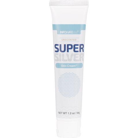 SUPERSILVER Unscented Skin Cream with NANO SILVER and Hyaluronic Acid